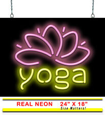 Yoga With Lotus Flower Neon Sign | Jantec | 24