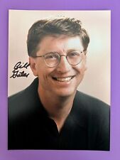 Authentic Hand Signed Bill Gates Autographed Photo Transmittal Letter EXCELLENT picture