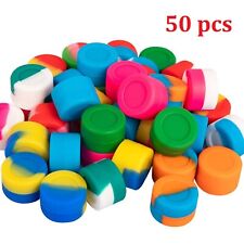 3ml Silicone Container Non-Stick Round Jar Mixed Color Jewelry Case Food Storage picture
