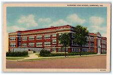 1956 Hammond High School Building Hammond Indiana IN Vintage Postcard picture