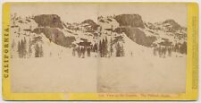 CALIFORNIA SV - CPRR - Palisade Rocks - Lawrence & Houseworth 1870s picture