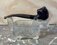 Unmarked Carved Wooden Tulip Tobacco Pipe (Rare Find) picture