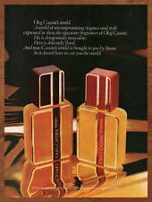1982 Oleg Cassini Cologne/Perfume Vintage Print Ad/Poster Fragrance Pop Art 80s picture