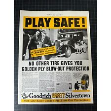 Vintage 1936 Goodrich Tires Print Ad picture