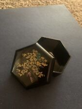 Vintage Hexagonal Nesting Trinket/Vanity Boxes Made In Thailand picture
