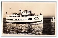 c1940's SS Grayline Ship On Lake Washington Seattle WA RPPC Photo Postcard picture
