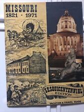 Vintage Missouri 1821- 1971 Sesquicentennial Edition Vacation & Travel Guide picture