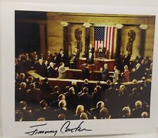 Pres. Jimmy Carter State Of The Union Address Signed 8x10 Photo Full Signature picture