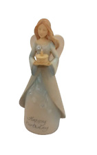 Enesco Foundations 2011 Rhinestone Happy Birthday Blonde Angel Figurine 4025646 picture