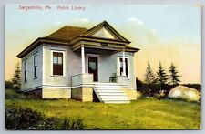 Public Library Sargentville ME C1910's DB Postcard P11 picture