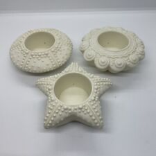 PartyLite Sea Drifters Tealight Votive Candle Holders P7103 Shells Starfish picture