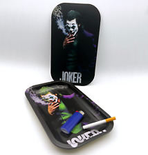 The Joker - Premium Metal Rolling Tray With Magnetic 3D effect Lid. ING picture
