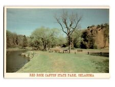 Red Rock Canyon State Park Oklahoma Vintage  Postcard Larry Coonrod Unposted picture