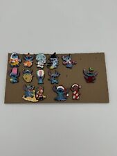 Loungefly Disney Lilo & Stitch Halloween + Beach Blind Pin Lot Of 14 picture
