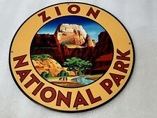 Zion National Park Heavy Metal Vintage Style Steel Sign picture