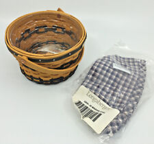 Longaberger 1998 Edition Apple Basket with Plaid Liner New NIB Collectors Club picture