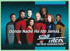 1992 Star Trek - The Next Generation Language Card #01B Spanish picture