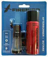Clear Firebird Triple Torch Afterburner Cigar Lighter & 1.7 oz Butane - 9115 picture