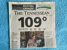 Record Temperature Nashville 109, June 30, 2012 Tennessean Newspaper Weather picture