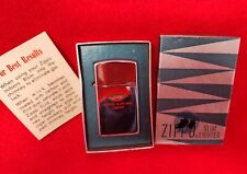 1959 Zippo Slim Lighter No. 1610 NOS in Box National Blank Book Co. Advertising picture