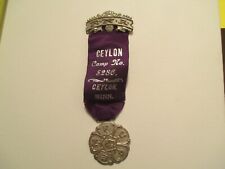 Ceylon Minnesota MN Camp No 5286 RNA MFUCE Badge ribbon Medal picture