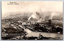 Dearborn Michigan The Rouge Plant Ford Motor Company RPPC Postcard Aerial View  picture