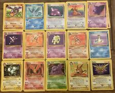 Pokemon ALL fossil Rare Cards Gengar Moltres Raichu Ditto Zapdos you Choose picture