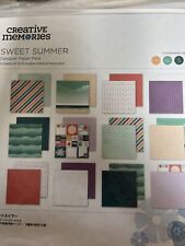 Creative Memories -  Sweet Summer Designer Paper Pack - New Scrapbook picture