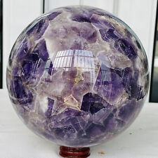 4900g Natural Dreamy Amethyst Sphere Quartz Crystal Ball Healing picture