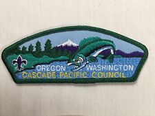 Cascade Pacific Council twill plastic back BSA CSP Patch picture