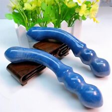 18cm Large Long Natural Blue Aventurine Crystal Massage Penis Wand Gemstone Yoni picture