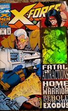 X-Force #25 Aug Marvel 1993 Wraparound Cover Hologram picture