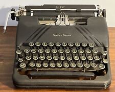 Vintage LC Smith Corona Silent Floating Shift Black Portable Manual Typewriter picture