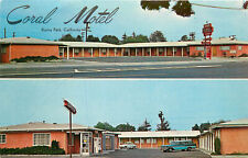 Postcard Coral Motel Disneyland and Knott's Berry Farm Buena Park CA picture