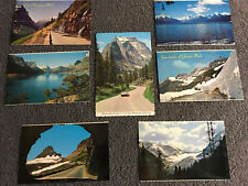 VTG Lot of 7 Assorted Montana Scenic Postcards Glacier Park Weeping Wall Travel picture