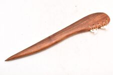 Hawaiian - Polynesian Hand Carved Wood War Club Weapon Polynesian Koa Knife 14