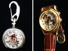 Vintage Taz Tasmanian Devil Pocket & Waist Watch Armitron Warner Bros Collection picture