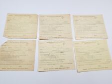 Vintage. 1940s. Tax Forms W-4 Charleston & West Carolina Railway Co. Lot of 15 picture