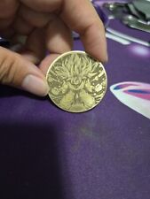 Custom Laser-engraved Goku Brass Coin picture