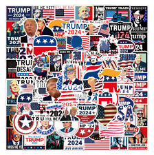 100 PCS 2024 Donald Trump President Personality Stickers Car Bumper/Republican picture