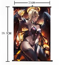 Hot Japan Anime Overwatch Mercy Art Home Decor Poster Wall Scroll 8