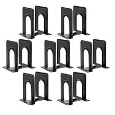 Jekkis Metal Bookends, 10 Pairs/20 pcs Heavy Duty Book Ends, 6.6 x 5.7 x 4.9   picture