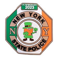 New York State Police 2023 St Patrick’s Day Irish Themed 3.5” PVC Patch NYSP picture