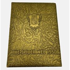 Vintage 1950 The Spider Web Yearbook Concord High School North Carolina picture