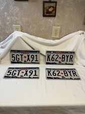 Texas Vintage (2) Pair of Collectible Truck License Plates picture