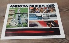1969 American Motors American Rebel Ambassador Javelin Sales Brochure OEM amc  picture