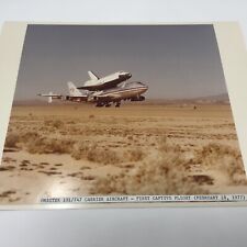 NASA Vintage 1st generation Photograph Orbiter 101/Carrier Aircraft 1977 Kodak picture