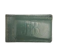 Vintage J&B SCOTCH WHISKEY LIQUOR Magnetic Money Clip Collectible Leather Rare picture