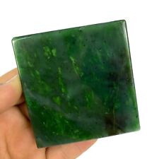 287g Best Quality Polished Green Nephrite Jade Tile, Nephrite Jade Tile, Jade picture