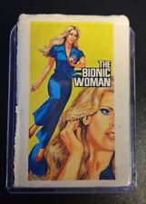 The Bionic Woman 1977 Cardboard Card. Rare picture